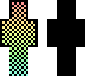 rainbow pastel checkers