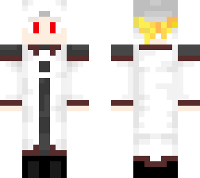 white robe with yellow headband