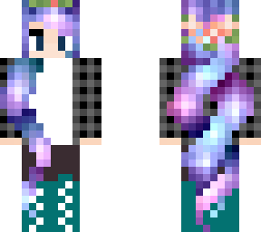 casual flannel (flower crown)