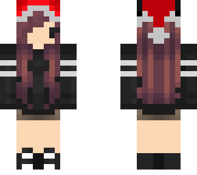 christmas wolf girl