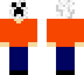 my skin with a creeper head
