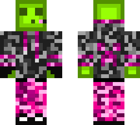 pink camo gamer slime (green)