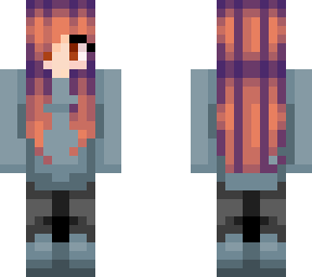 sunset haired girl