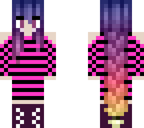 sunset pink black