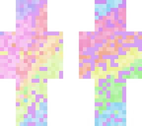 the pixel purple rainbow