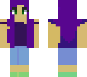 young adult purple hair