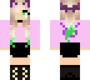 blonde with green tips idol