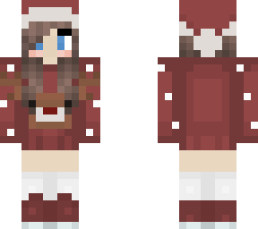 christmas skin edit of chibi girl (edit by tiger04101)