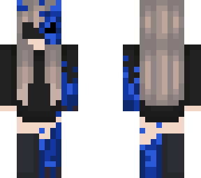 female half demon (blue)