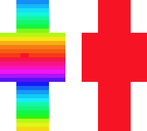 rainbow pixel art