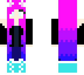 wolf ombre hair off shoulder girl