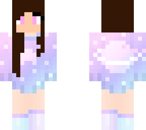ombre girl galaxy neko