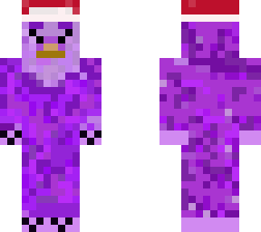 purple christmas llama