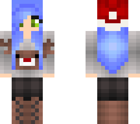 reindeer skin girl
