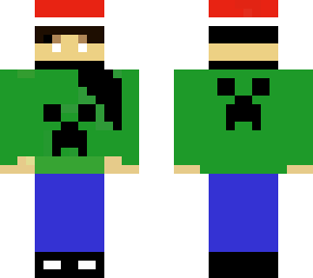 cool christmas creeper boy