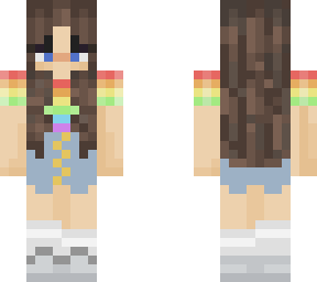 edit of rainbow girl