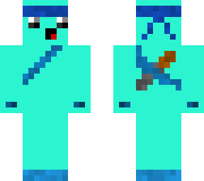 kawaii cyan ninja