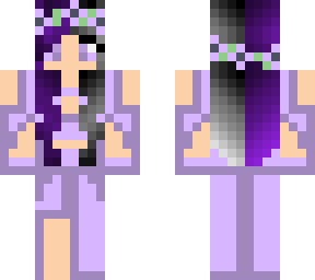 purple dress