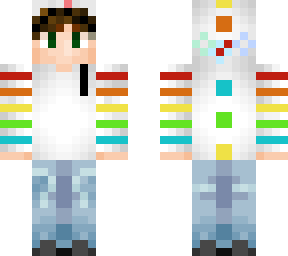 rainbow hoodie boy