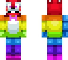 rainbow toy bonnie :) almost done