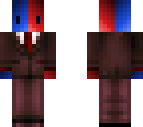red and blue tuxedo