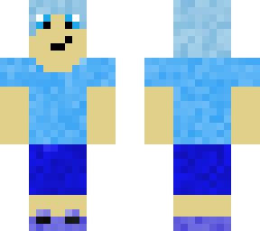 blue ice cream boy