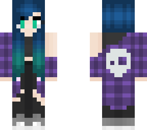 punk blue hair