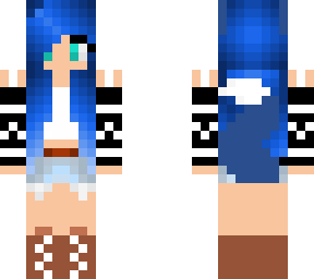 wolf girl with sweater.