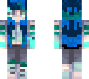 blue girl