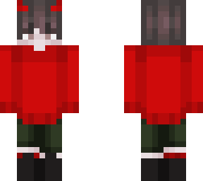 christmas boy with horns