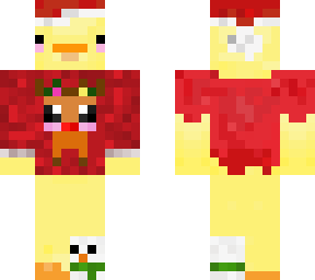 cute christmas duck