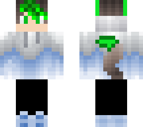 green hair