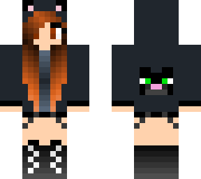 hoodie cat girl