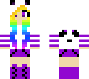 rainbow panda hoodie