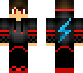 red with blue lightning