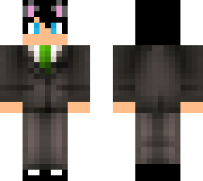 suit cat gray
