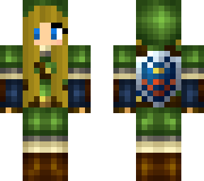 blue eyed female link