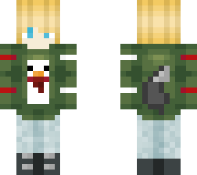 christmas wolf boy( edit of hikari's hoodie)