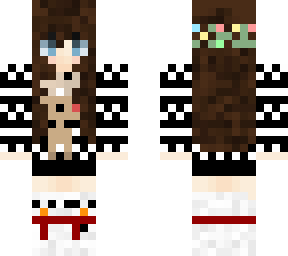 christmassy girl (i didn't make this, just edited)