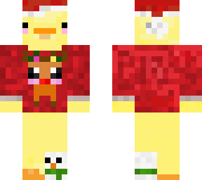 cute christmas duck