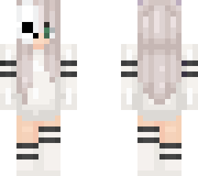 Half Skull Mask Minecraft Skin