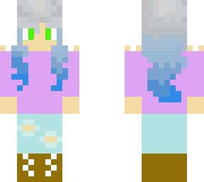 ombre haired girl