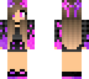 pink purple girl