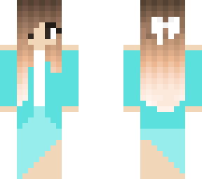 blue dress girl