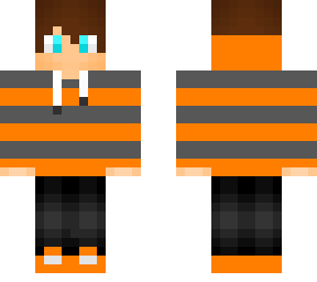 orange and grey boy