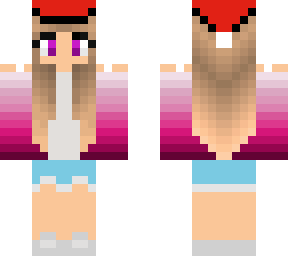 pink christmas girl