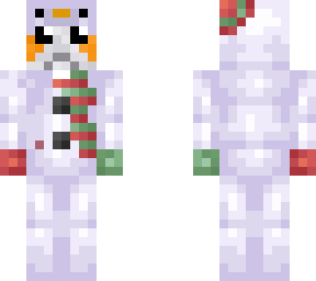 porg in a snowman suit