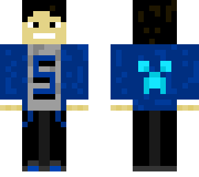 blue jacket teen boy