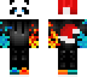 christmas panda skin