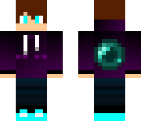 cyan ender boy